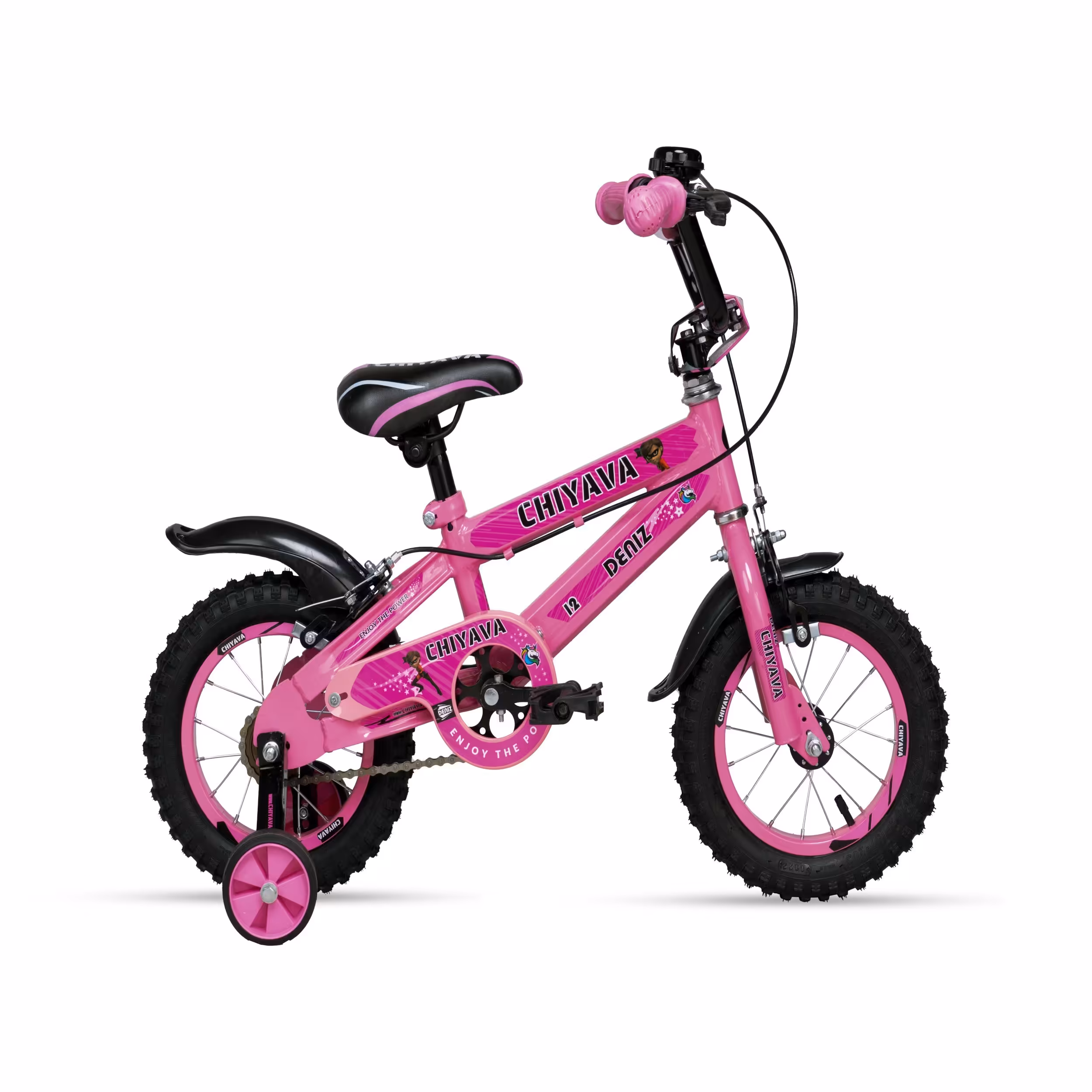 دوچرخه چیاوا مدل دنیز سایز 12 صورتی