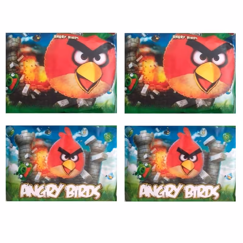  دستمال کاغذی جیبی 10 برگ مدل انگری برد بسته 4 عددی