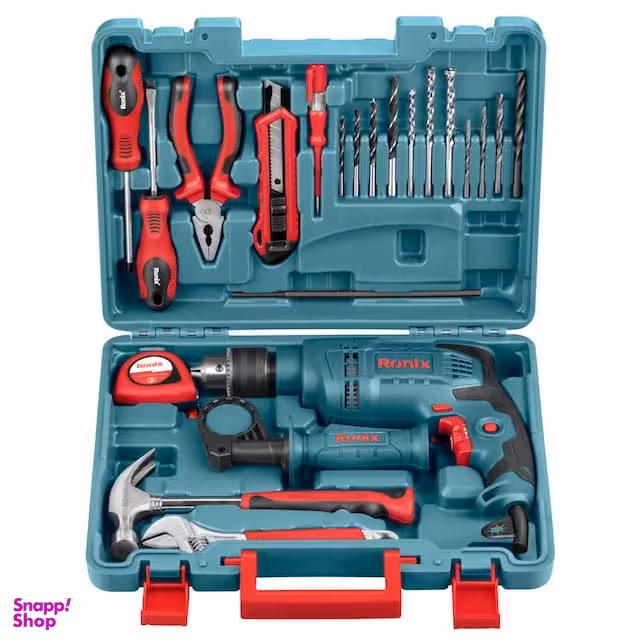 ست دریل چکشی رونیکس مدل RH-RS0001 مجموعه 22 عددی