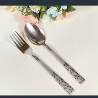 قاشق و چنگال استیل 