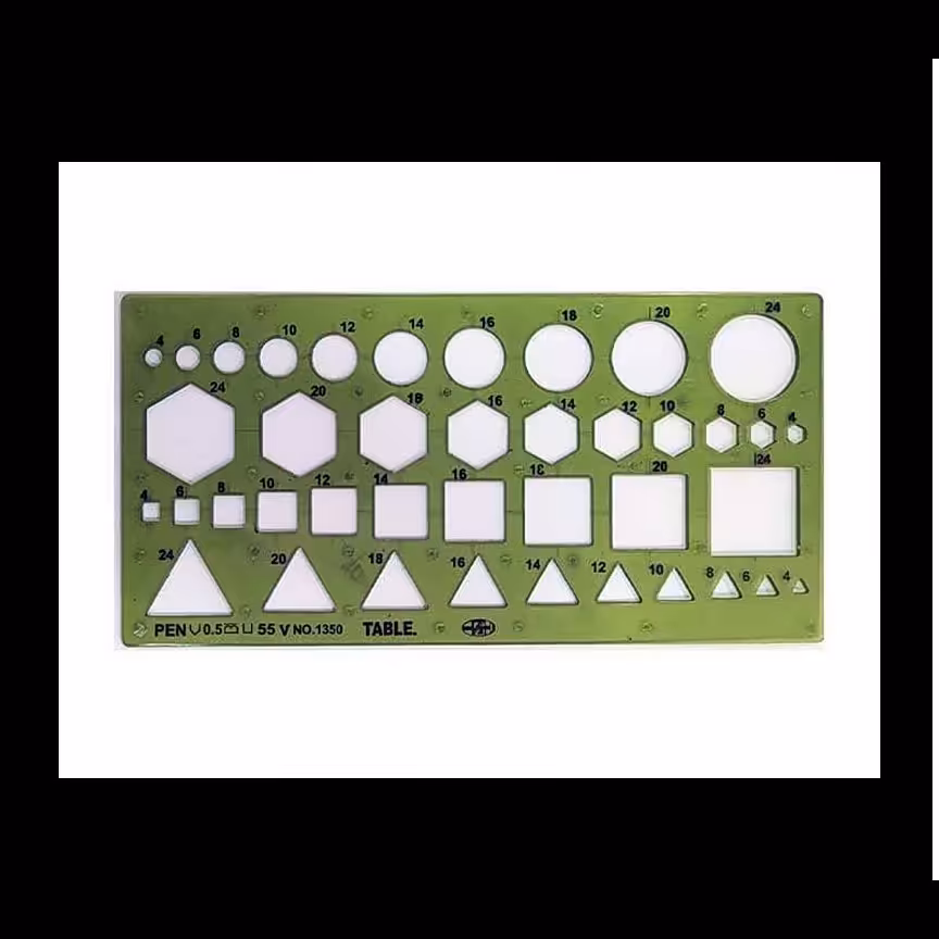 شابلون اشکال هندسی TABLE تکی
