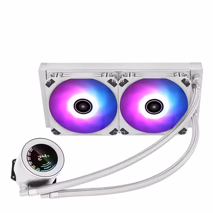 خنک کننده مایع پردازنده اوست AWEST GT-AVT240 ARGB White