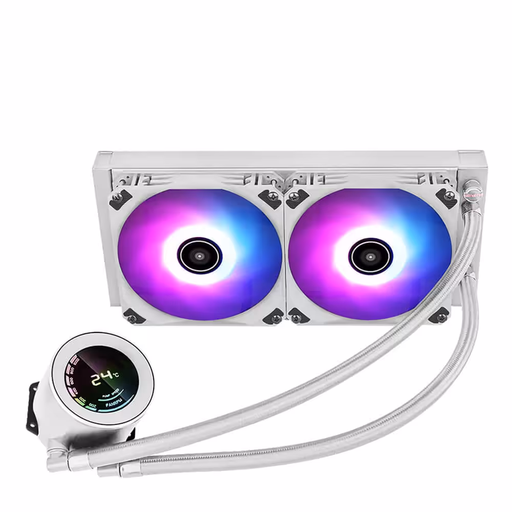 خنک کننده مایع پردازنده اوست AWEST GT-AVT240 ARGB White