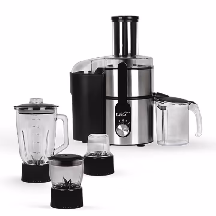 خرید و قیمت آبمیوه گیری چهار کاره تولیپس پلاس مدل FJ-A480