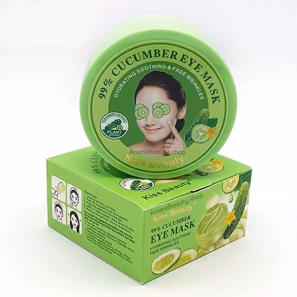 ماسک زیر چشم خیار کیس بیوتی KISS BEAUTY بسته 60 عددی