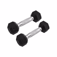 دمبل شش ضلعی 2.5 کیلوگرمی رکورد بسته دو عددی