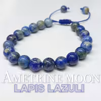 دستبند لاجورد طبیعی