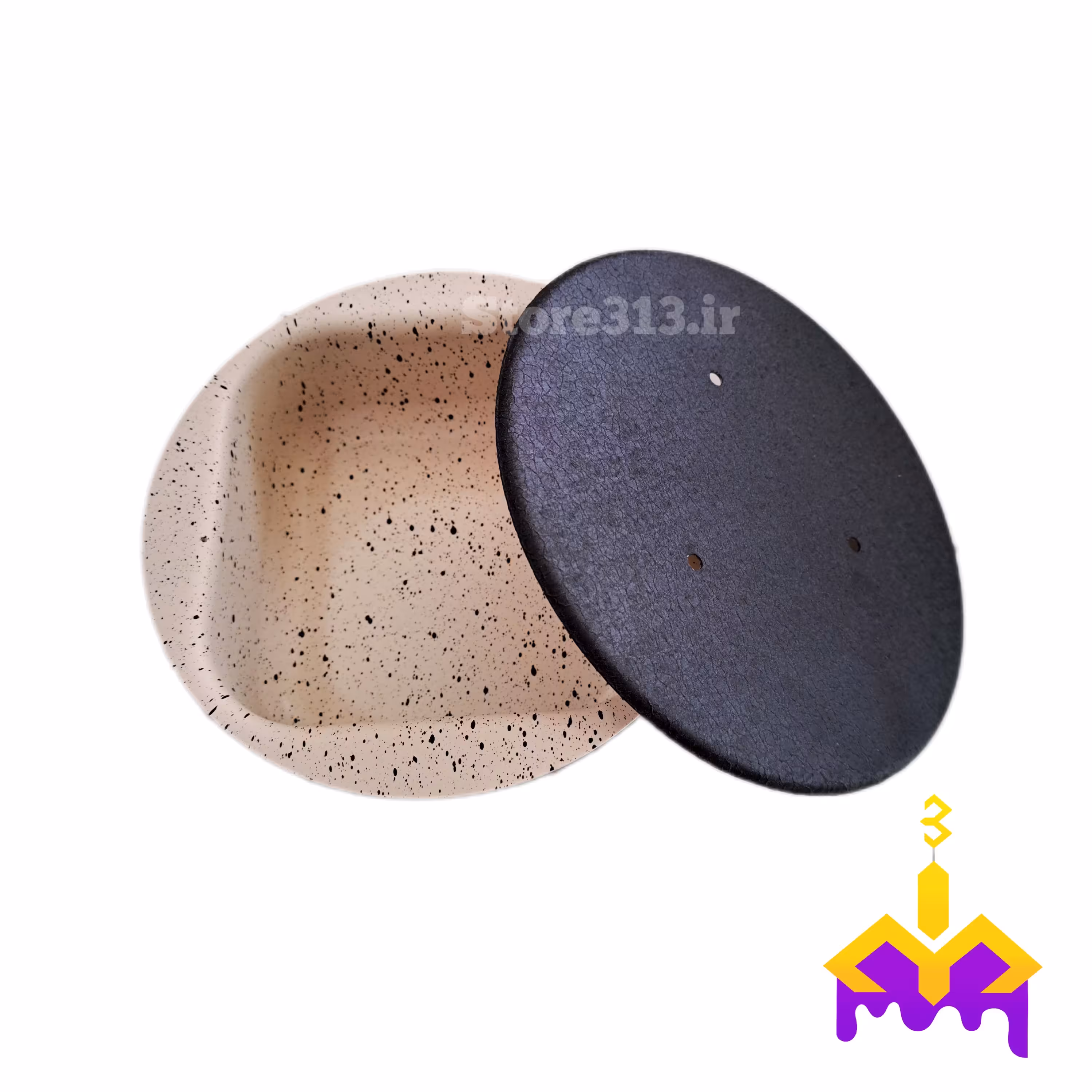 قالب ته چین و کیک گرانیتی مربعی درب دار