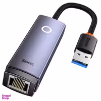 هاب USB 3.0 به RJ45 باسئوس مدل BS-OH006 طول 15 سانتی‌ متر