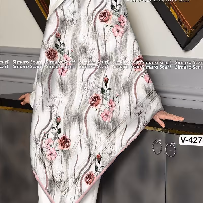 روسری مجلسی دست دوز