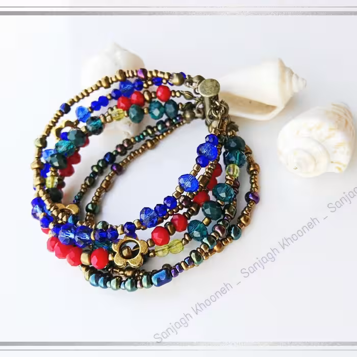 دستبند شش ردیفه