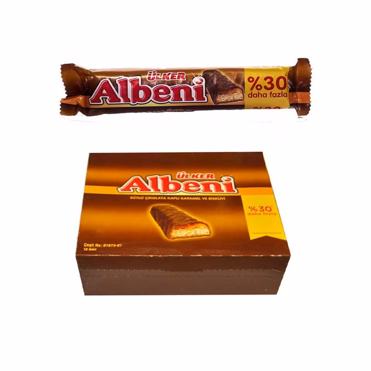 شکلات آلبنی دوبل بسته 18 عددی