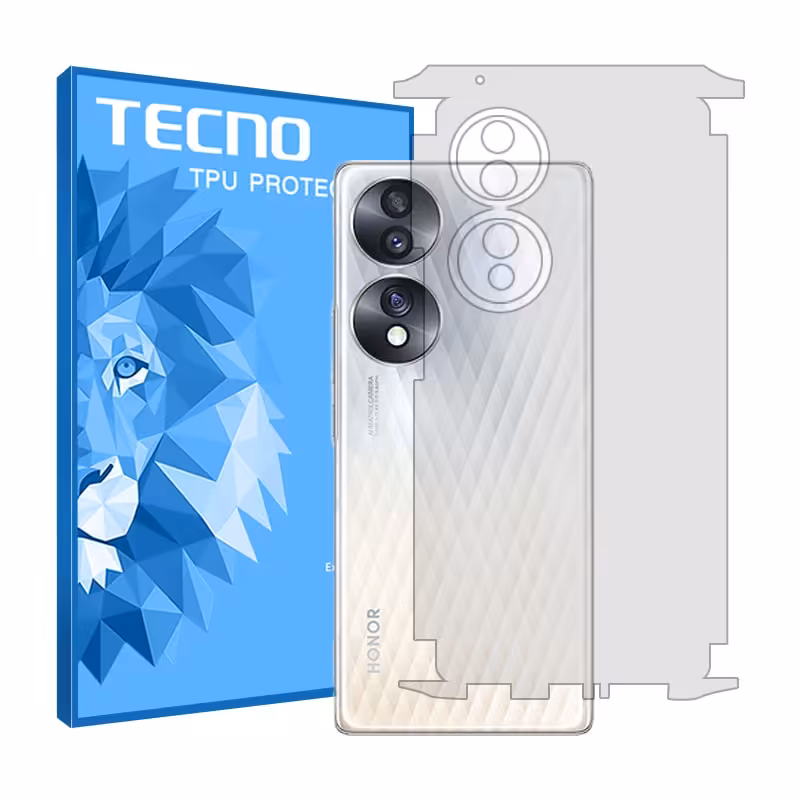 گلس پشت گوشی آنر 70 مدل شفاف برند تکنو کد M