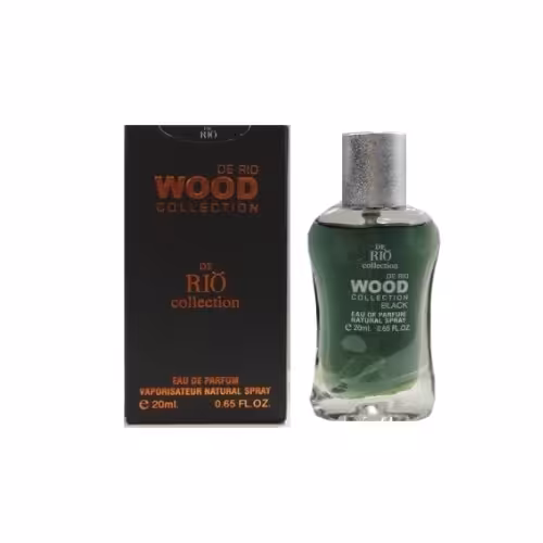 عطر ادکلن مردانه دیسکوارد ریو کالکشن مدل ریو وود مشکی (Rio Wood Black) حجم 20 میل