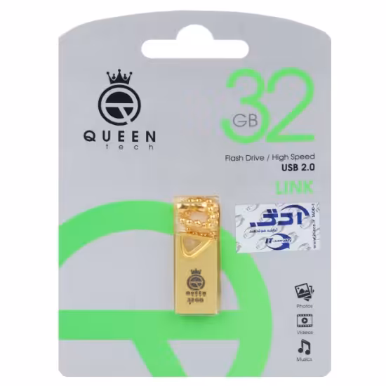 فلش مموری کوئین تک مدل Link ظرفیت 32 گیگابایت