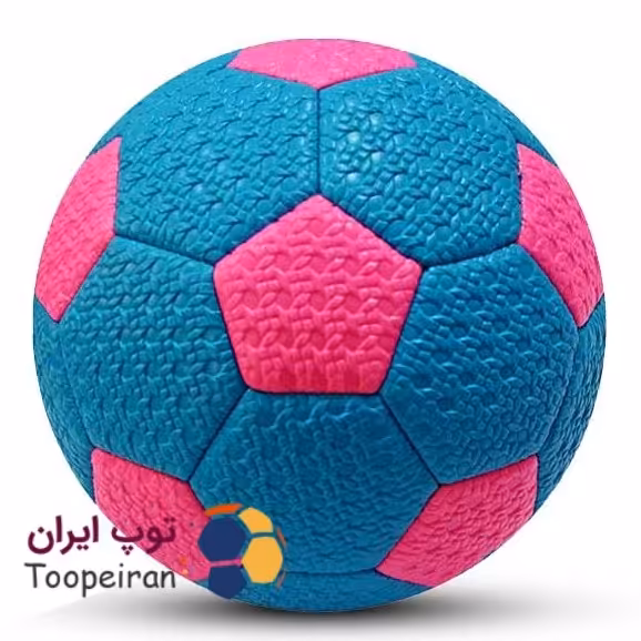  توپ فوتبال دوخت ماشینی سایز 1 لیزر ی کوچک سه رنگ