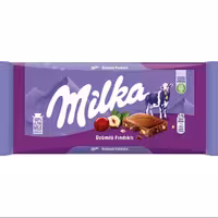 شکلات شیری میلکا با تکه های فندق و کشمش 80 گرمی Milka