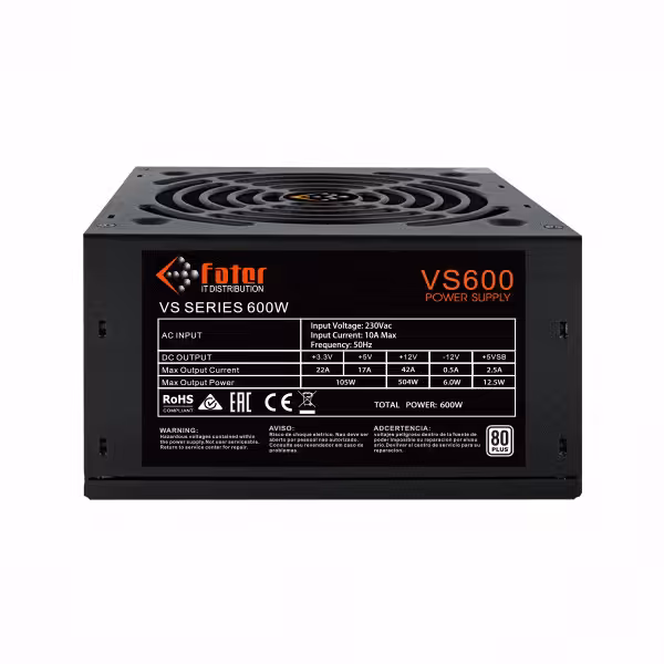 منبع تغذیه کامپیوتر فاطر مدل VS600