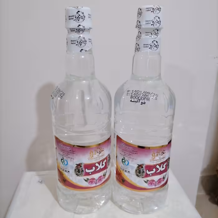 گلاب  دوآتیشه عطر آمیز  کاشان 1لیتر (درجه یک) 