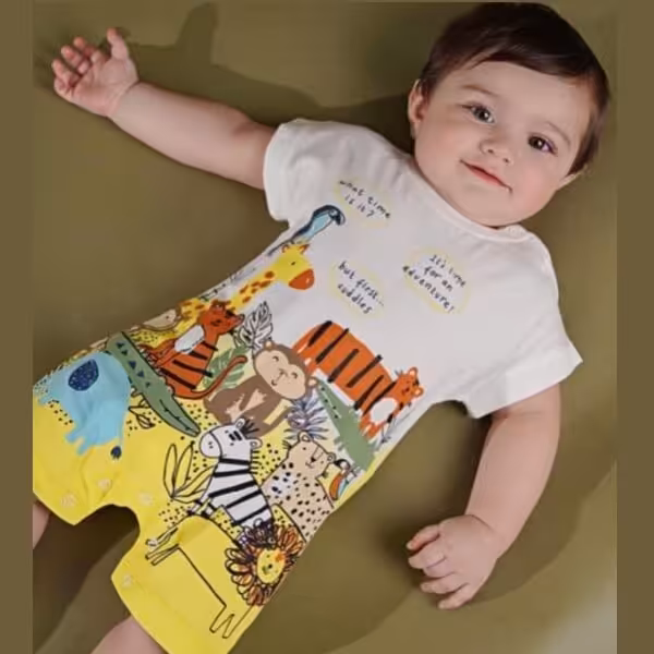 رامپر نوزادی طرح باغ وحشpapo