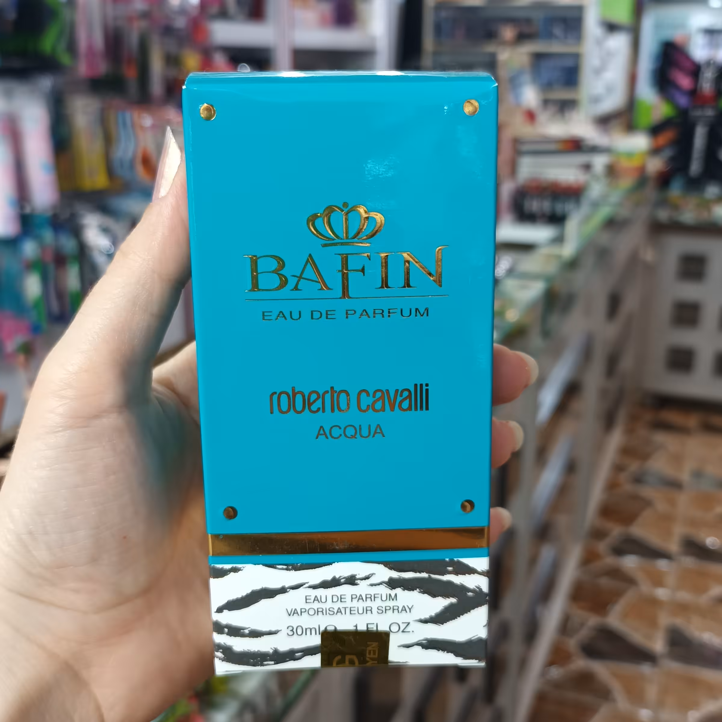 ادکلن بافین BAFIN رایحه روبرتو گاوالی آکوا حجم 30 میل