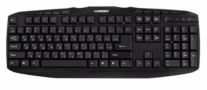 کيبورد Green مدل GK-302 با حروف فارسی - فروشگاه اینترنتی طیف سنتر