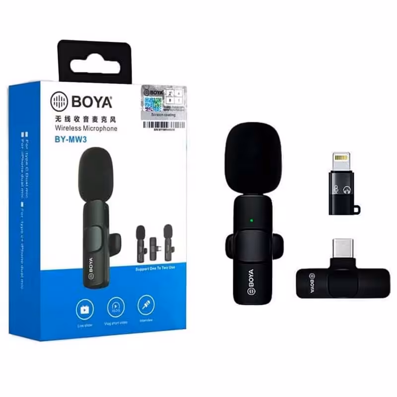 میکروفون یقه ای بی سیم BOYA BY-MW3