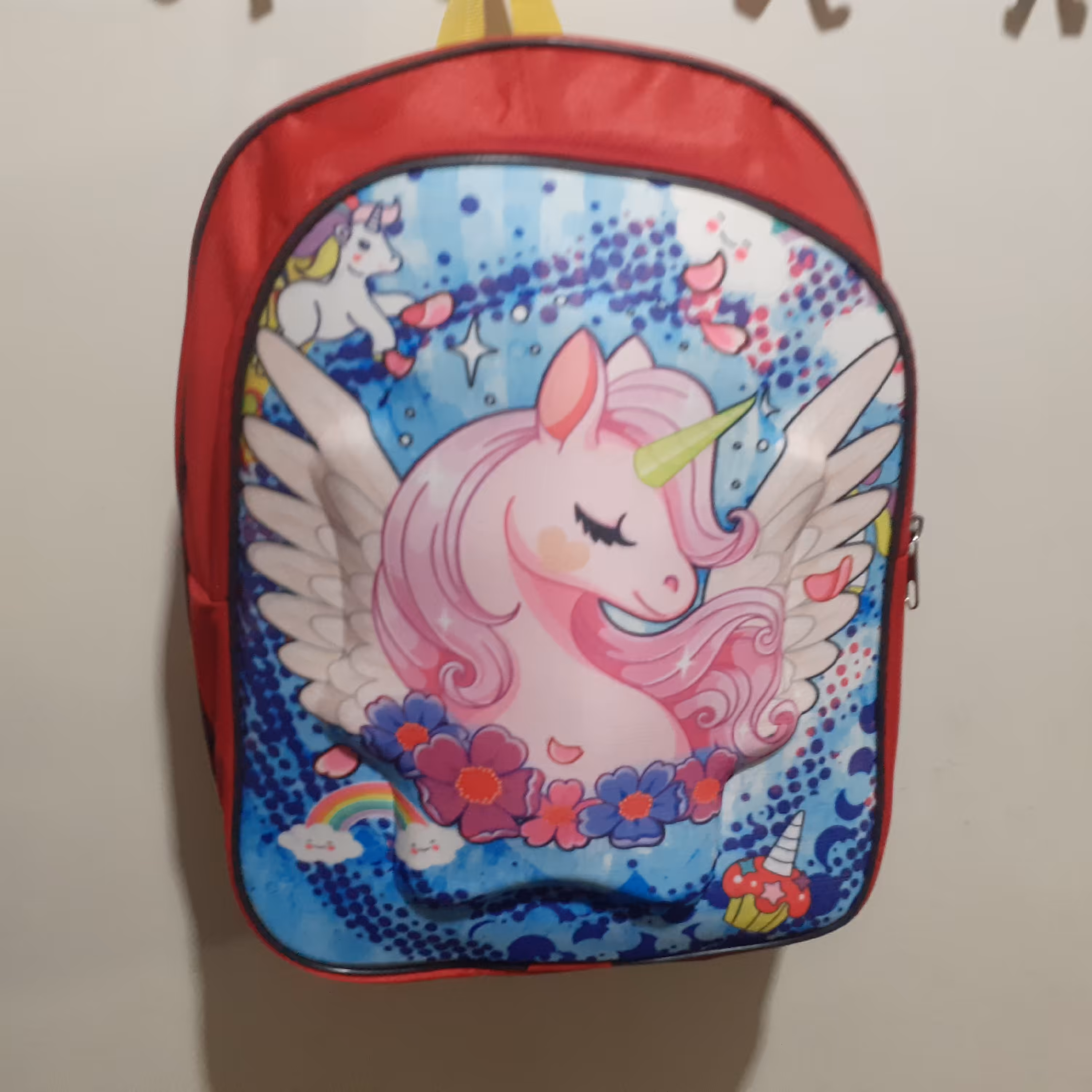 کیف مدرسه با طرح تک شاخ پرنده 