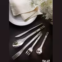 سرویس قاشق چنگال 30 نفره    151 پارچه  نیکلاس مات و براق ( 377 S )