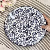 بشقاب پلو خوری گرد سرامیکی پاشا هوم