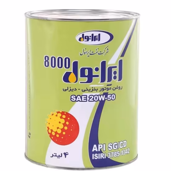 روغن موتور ایرانول 8000