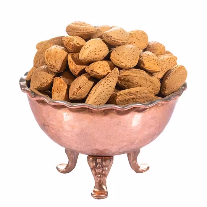 (ارسال رایگان) بادام سنگی  900گرمی اعلا کامل شیرین امساله(ارسال فقط بالای دو عدد)