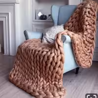 شال مبل چانکی و پتوی چانکی گالری عین ماه