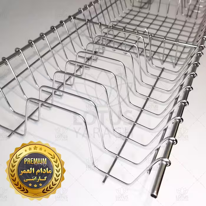 آبچکان استیل اصل سایز 90 طرح بافت (86.5cm) (با گارانتی مادام العمر)