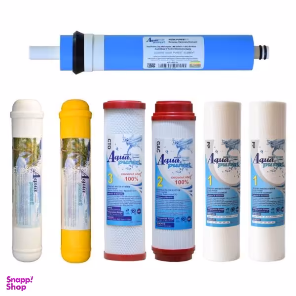 فیلتر دستگاه تصفیه آب آکوا پیورست مدل RO- NEW RED 07 بسته 7 عددی