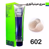رنگ مو سوبارو شماره 602 حجم 120 میلی لیتر رنگ بلوند صدفی خیلی روشن