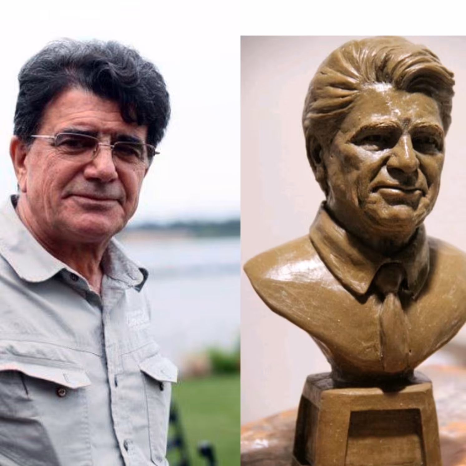 مجسمه استاد شجریان