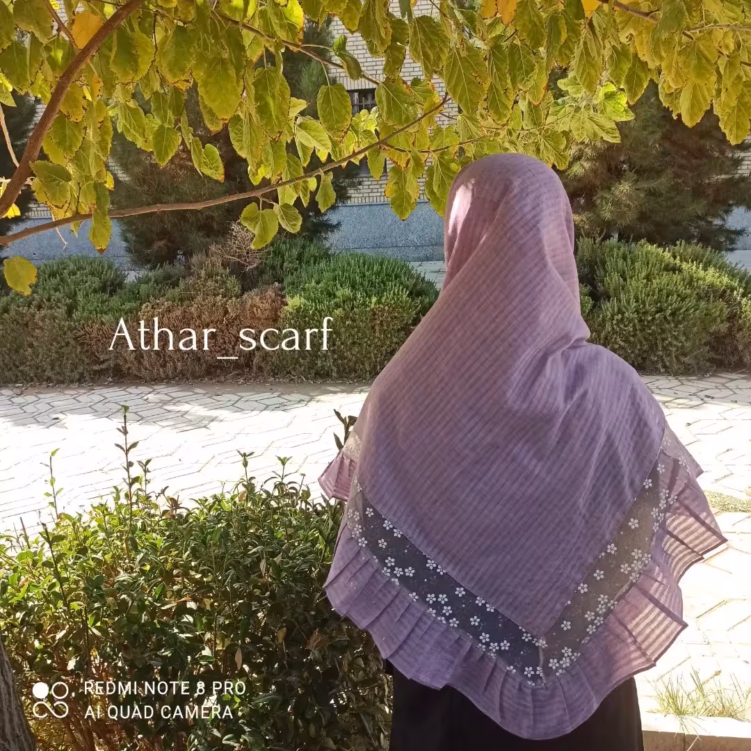 روسری زیبا و پر طرفدار شکوفه باایستایی عالی سبک وراحت