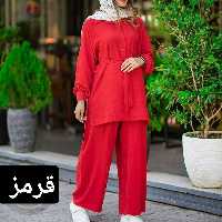 پوشاک زنانه ست مانتو شلوار دخترانه زنانه ست مانتو شلوار ابروبادی خنک و تابستانی دخترانه 