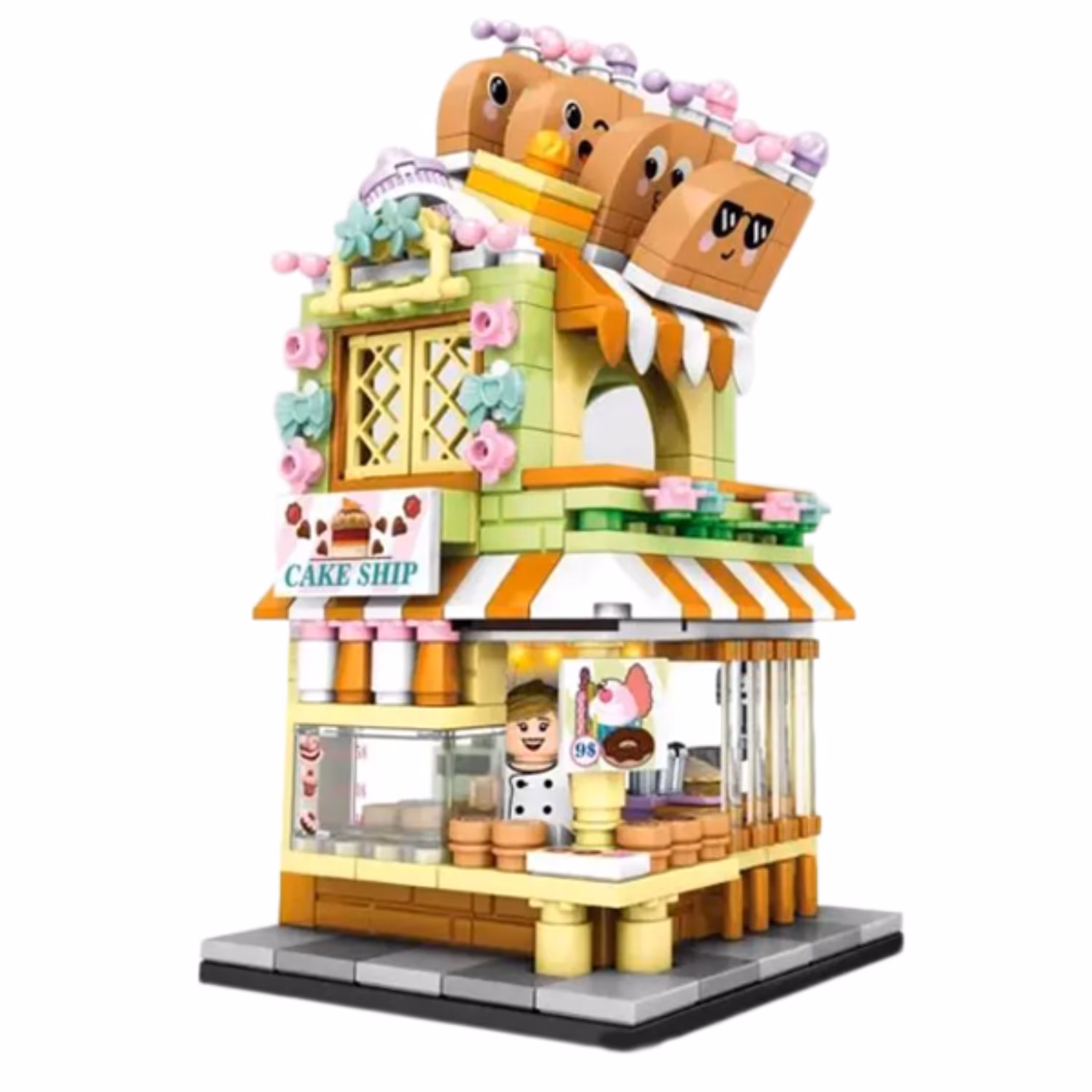 لگو SY مدل کیک فروشی چراغ دار  302 قطعه کد 5203