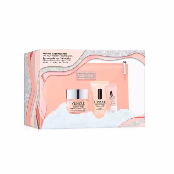 مجموعه مراقبت از پوست کلینیک مدل Moisture Surge Megastars بسته 3 عددی