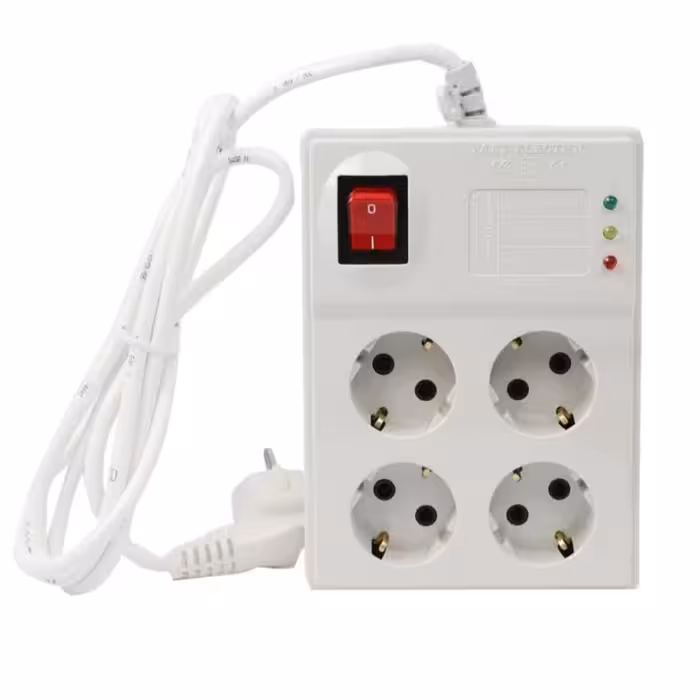 محافظ برق 4 پریز صوتی و تصویری پارت الکتریک . کابل 1.80 متری ( 2 سال گارانتی تعویض)