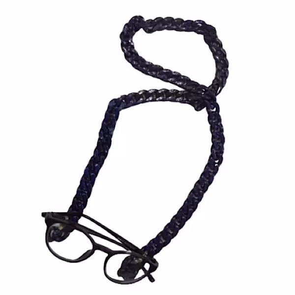 بند عینک زنجیره ای سرمه ای کد 209