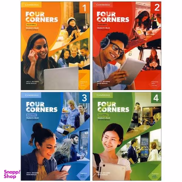 کتاب Four Corners اثر Jack C.Richard & David Bohlke نشر زبان مهر 4 جلدی