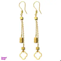گوشواره طلا 18 عیار زنانه مانچو مدل efgs005