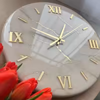 ساعت ساده رزینی