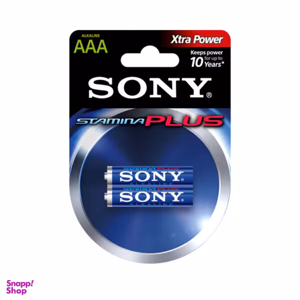 باتری نیم قلمی سونی (Sony) مدل سوپر آلکالاین بسته 2 عددی
