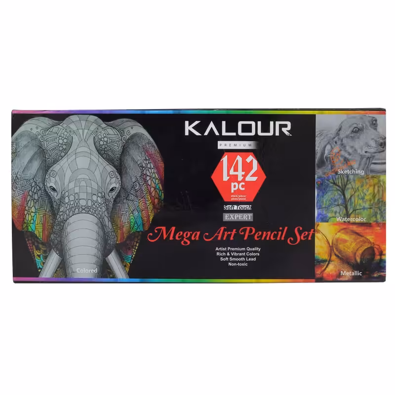 ست هنری و گرافیکی 142 تکه کالور kalour