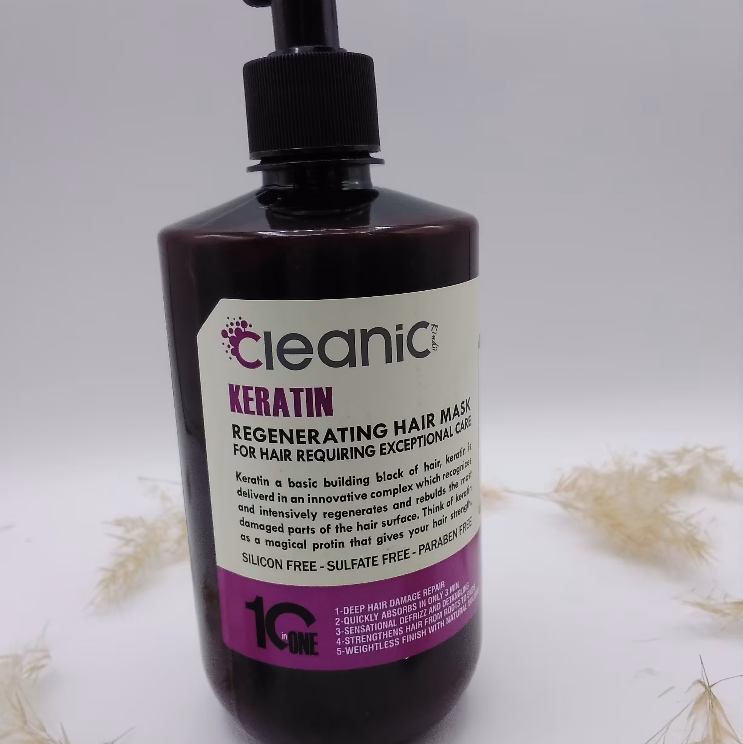 کلینیک کیندی ماسک موی با آبکشی کراتین فری سولفات 550 میل