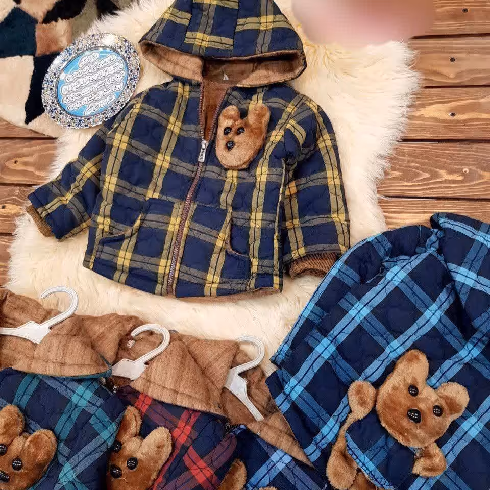 کاپشن بچه گانه خرس کوچولو